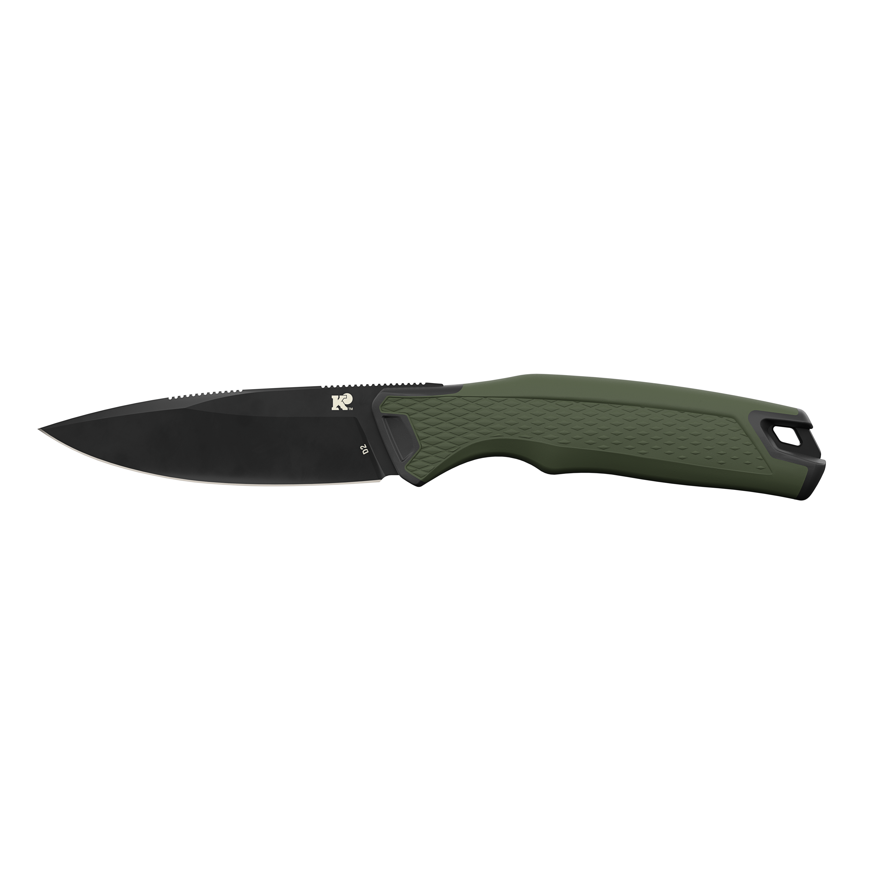 Drop-Point Fixed Blade - Green