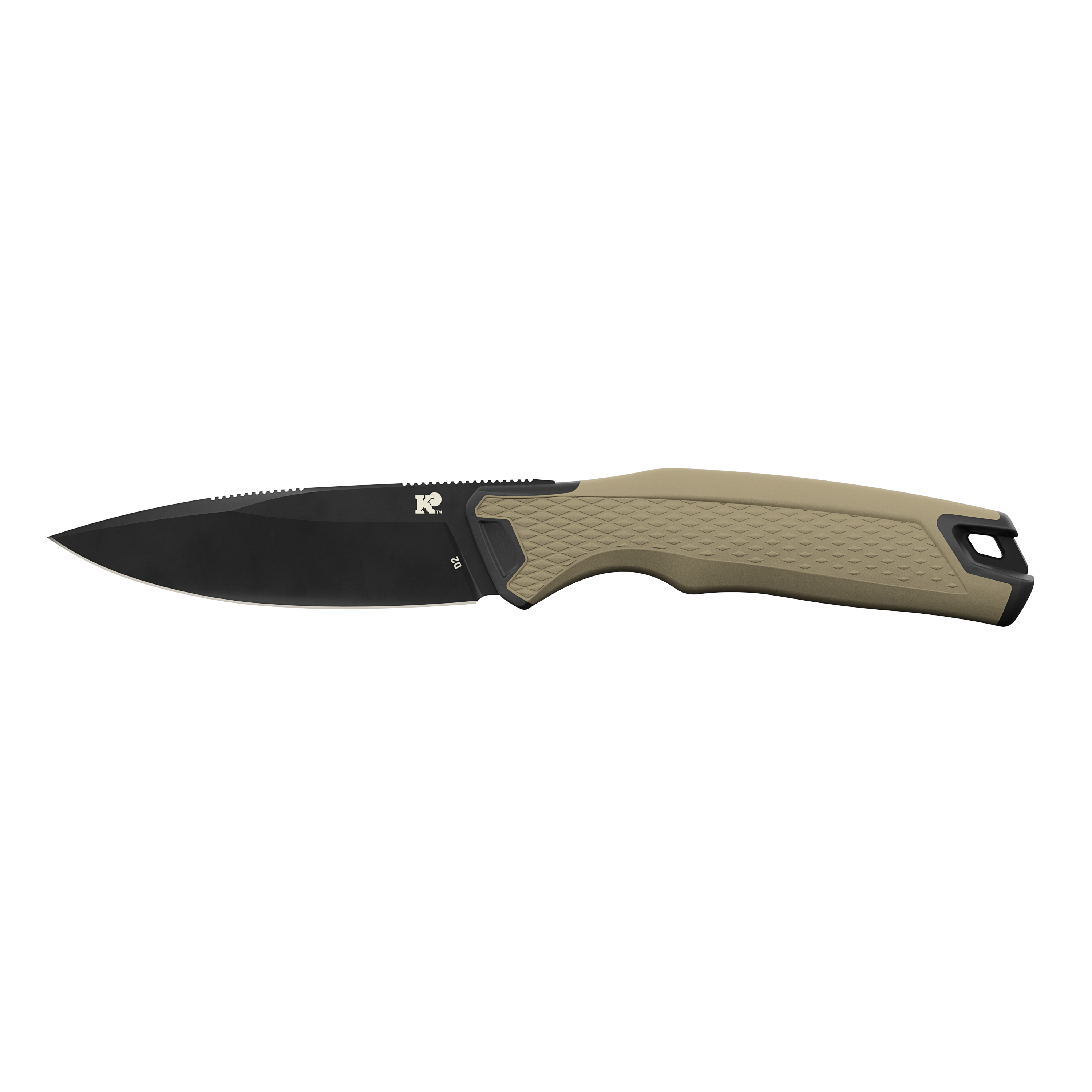 Drop-Point Fixed Blade - Tan