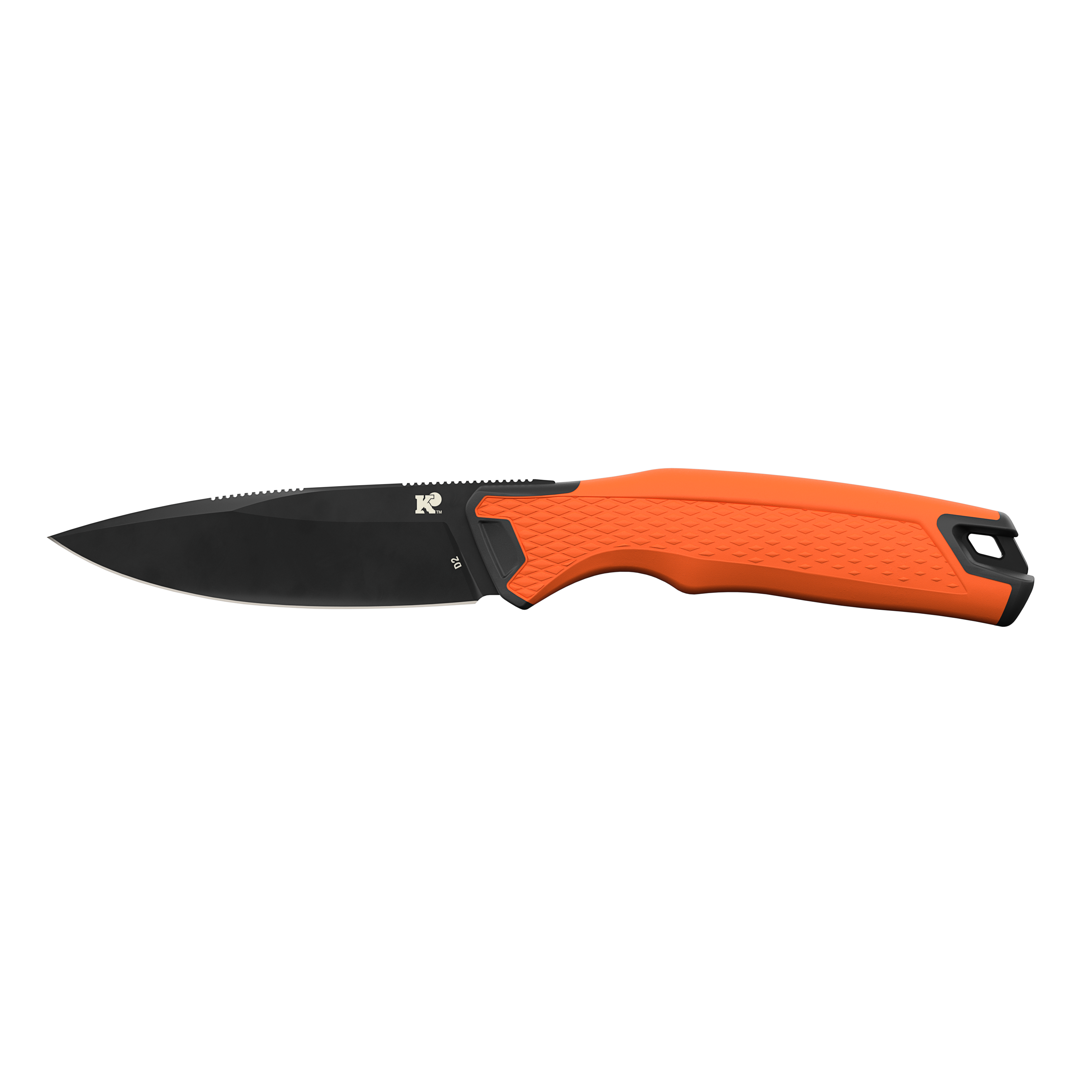 Drop-Point Fixed Blade - Orange