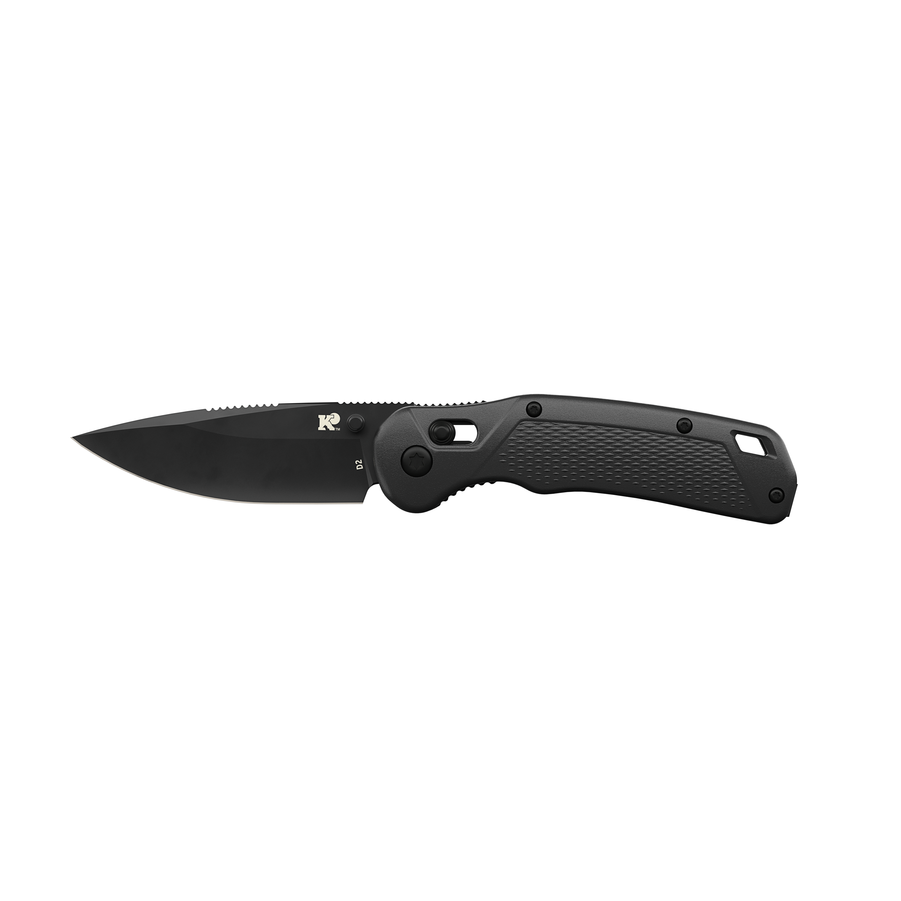 Drop-Point Pocket Knife - Black
